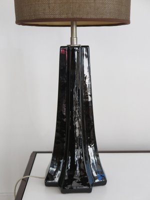 Large Italian Lamp with Ceramic Base, 1960s-CC-1564509