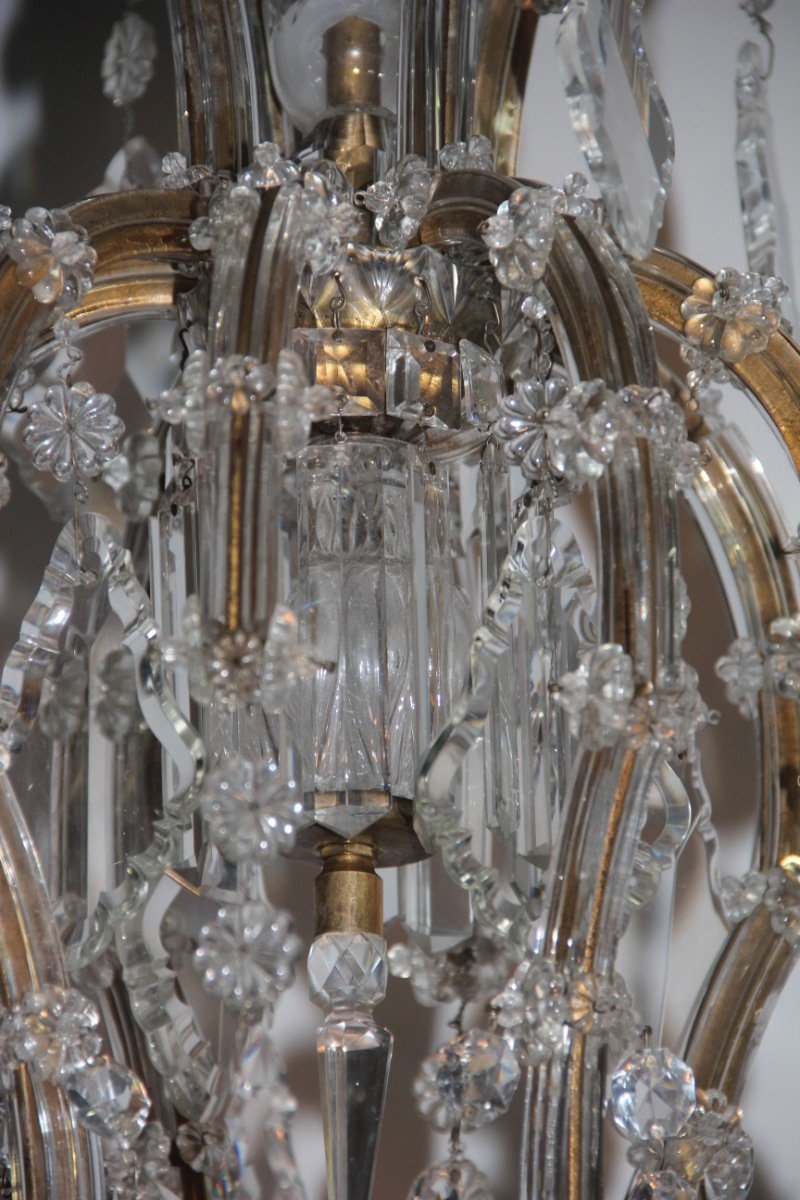 Large Italian Maria Theresa Chandelier, 1920s