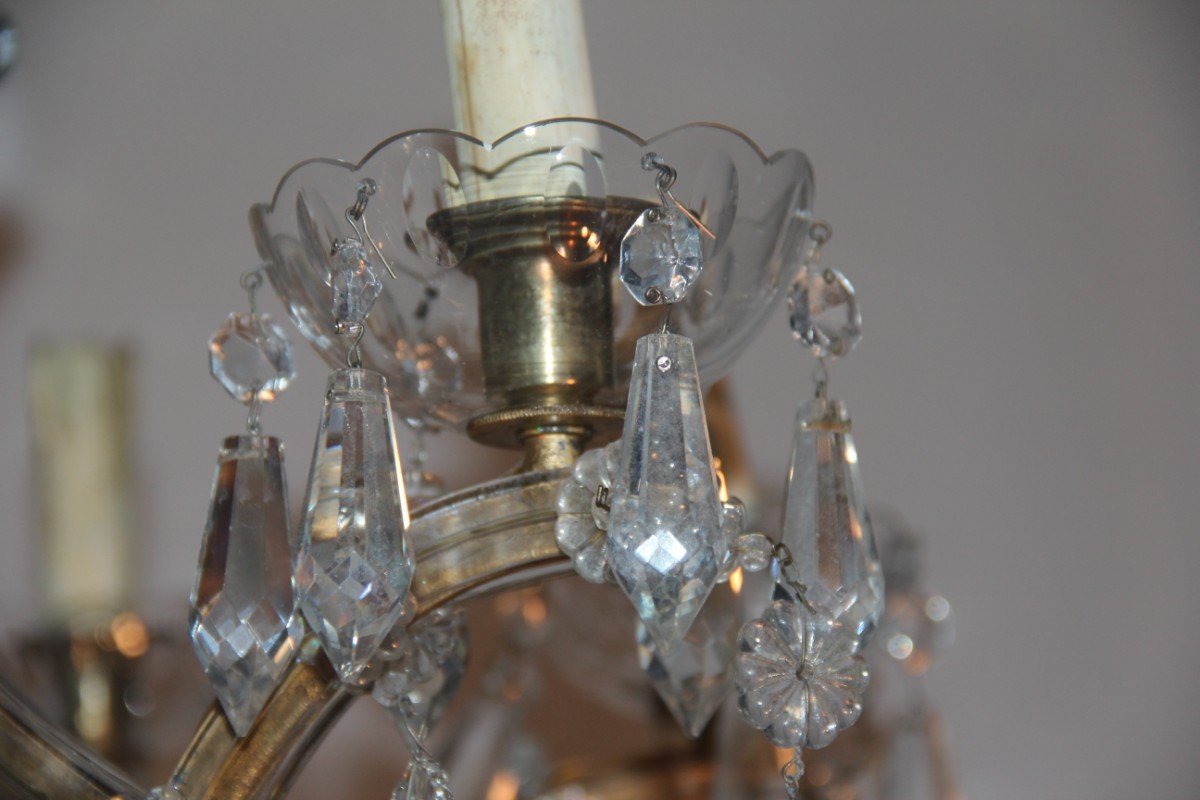 Large Italian Maria Theresa Chandelier, 1920s