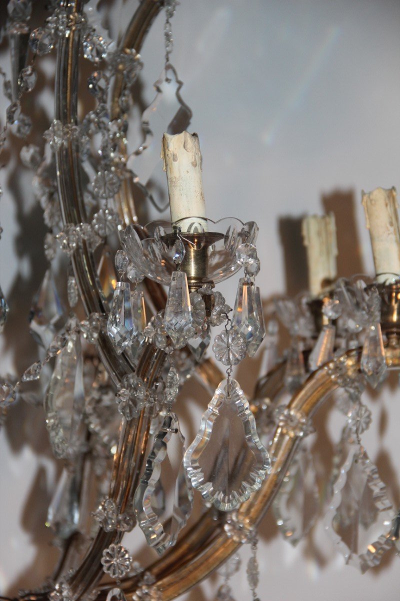 Large Italian Maria Theresa Chandelier, 1920s