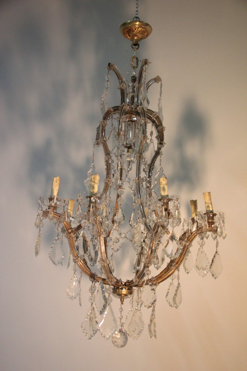 Large Italian Maria Theresa Chandelier, 1920s