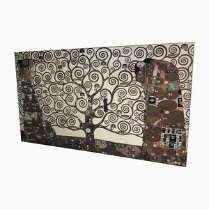 Large Italian Multicolored Klimt Artopweb Panel on MDF Board-WQQ-1352730