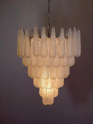 Large Italian Murano Chandeliers, 1970s, Set of 2-MBH-1031888