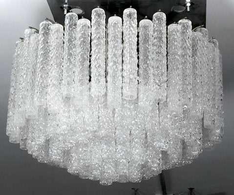 Large Italian Murano Glass Cortaccia Chandelier by Toni Sugar for Venini, 1960s-OT-1088115