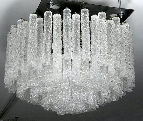 Large Italian Murano Glass Cortaccia Chandelier by Toni Sugar for Venini, 1960s-OT-1088115