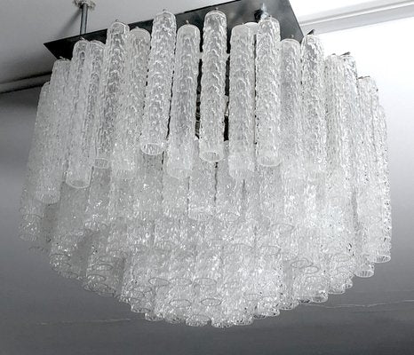 Large Italian Murano Glass Cortaccia Chandelier by Toni Sugar for Venini, 1960s-OT-1088115