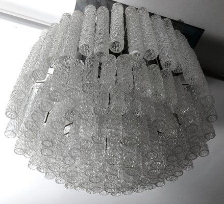 Large Italian Murano Glass Cortaccia Chandelier by Toni Sugar for Venini, 1960s-OT-1088115