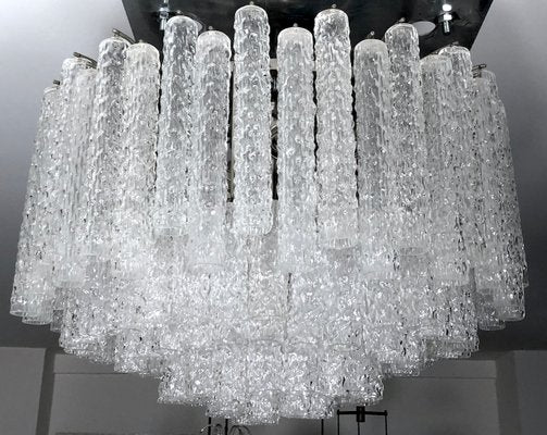 Large Italian Murano Glass Cortaccia Chandelier by Toni Sugar for Venini, 1960s-OT-1088115