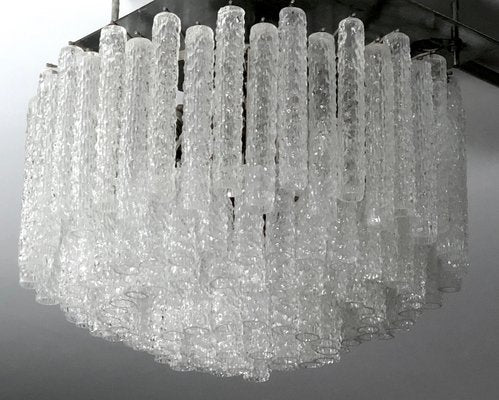 Large Italian Murano Glass Cortaccia Chandelier by Toni Sugar for Venini, 1960s-OT-1088115