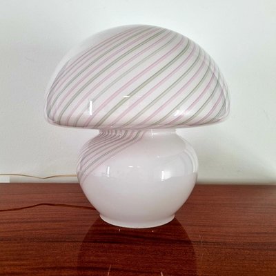 Large Italian Murano Glass Mushroom Table Lamp, 1970s-PUG-2035745