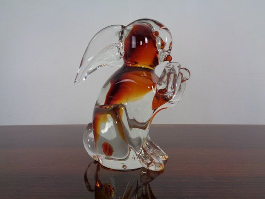 Large Italian Murano Glass Rabbit from Murano, 1960s-RDW-838350