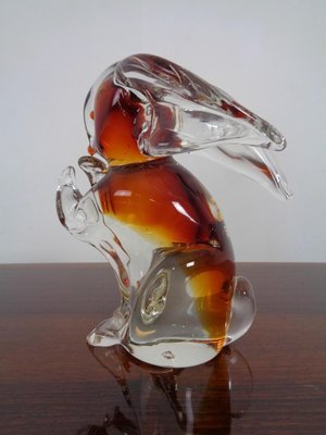 Large Italian Murano Glass Rabbit from Murano, 1960s-RDW-838350