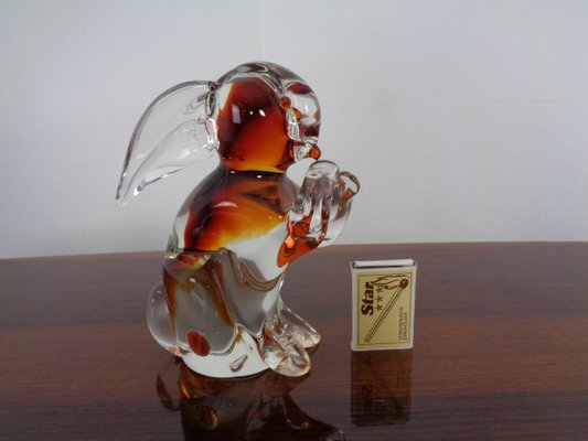 Large Italian Murano Glass Rabbit from Murano, 1960s-RDW-838350