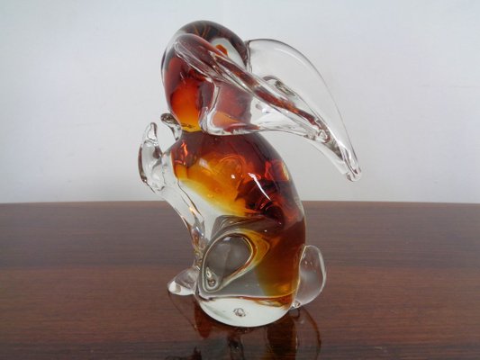 Large Italian Murano Glass Rabbit from Murano, 1960s-RDW-838350