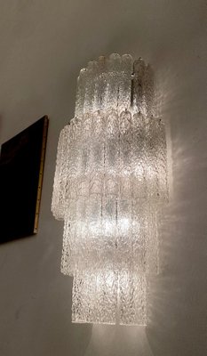 Large Italian Murano Glass Sconces or Wall Lights Attributed to Venini, 1970, Set of 2-MBH-1032438