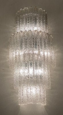 Large Italian Murano Glass Sconces or Wall Lights Attributed to Venini, 1970s-MBH-1032475