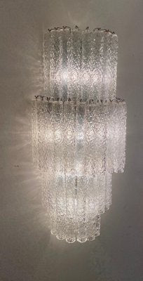 Large Italian Murano Glass Sconces or Wall Lights Attributed to Venini, 1970s-MBH-1032475