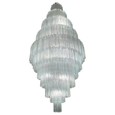 Large Italian Murano Glass Tronchi Chandelier, 1990s-MBH-1421926