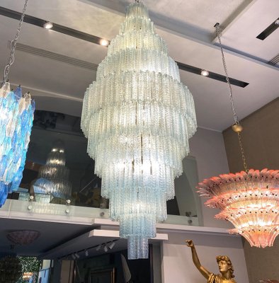 Large Italian Murano Glass Tronchi Chandelier, 1990s-MBH-1421926