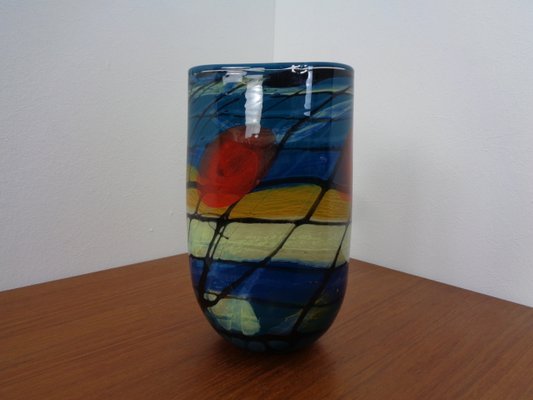 Large Italian Murano Glass Vase, 1960s-RDW-1229333