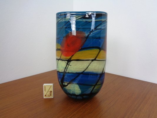 Large Italian Murano Glass Vase, 1960s-RDW-1229333