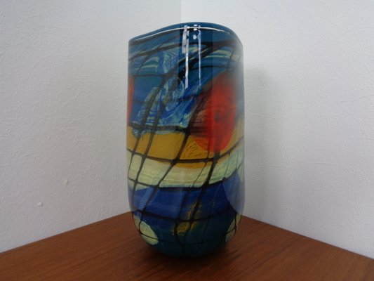 Large Italian Murano Glass Vase, 1960s-RDW-1229333