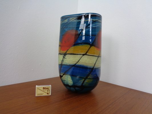 Large Italian Murano Glass Vase, 1960s-RDW-1229333