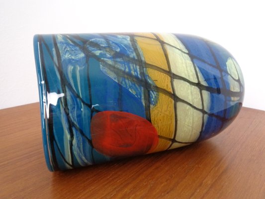 Large Italian Murano Glass Vase, 1960s-RDW-1229333