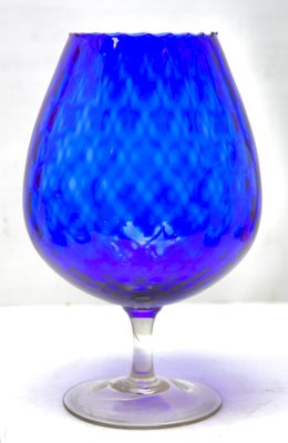 Large Italian Optical Glass in Cobalt Blue, 1960-MJY-1423580