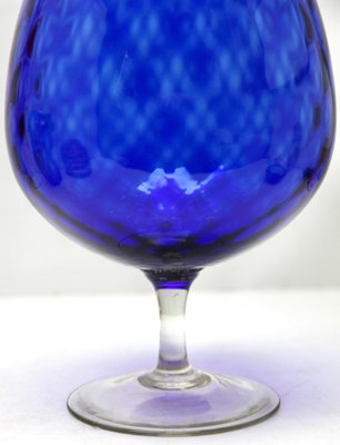 Large Italian Optical Glass in Cobalt Blue, 1960-MJY-1423580