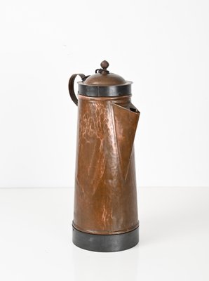 Large Italian Ornamental Copper and Iron Pitcher, Late 1800s-JDR-1812265