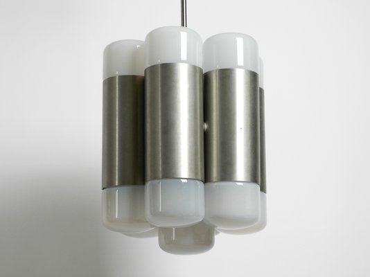 Large Italian Space Age Ceiling Lamp with 13 Glasses by Goffredo Reggiani, 1960s-RR-1082876