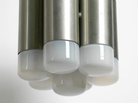 Large Italian Space Age Ceiling Lamp with 13 Glasses by Goffredo Reggiani, 1960s-RR-1082876