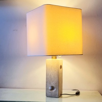 Large Italian Table Lamp in Travertine from Fratelli Mannelli, 1970s-LDW-1469924