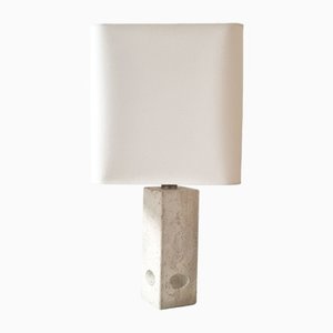 Large Italian Table Lamp in Travertine from Fratelli Mannelli, 1970s-LDW-1469924