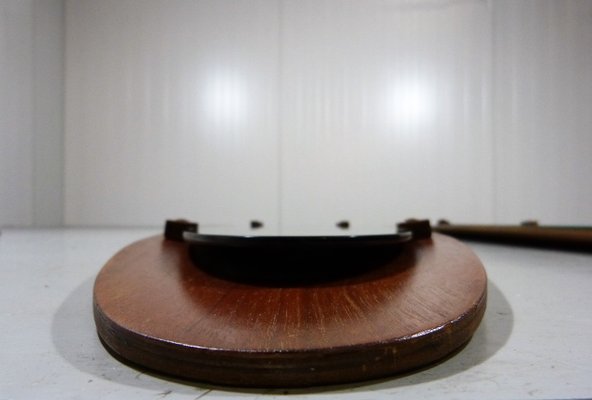 Large Italian Teak Mirror from Mobili Polli, 1960s-TU-592804