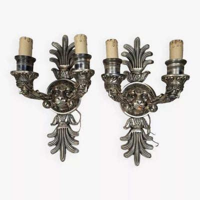 Large Italian Wall Lights, Set of 2-HIT-1730474