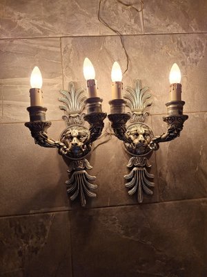 Large Italian Wall Lights, Set of 2-HIT-1730474