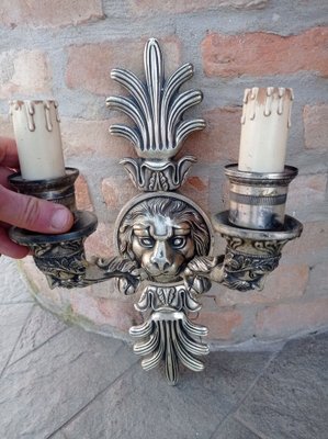 Large Italian Wall Lights, Set of 2-HIT-1730474