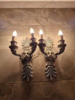 Large Italian Wall Lights, Set of 2-HIT-1730474