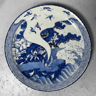 Large Japanese Arita Porcelain Plate-DWL-1703873