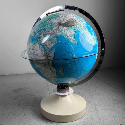 Large Japanese Globe World Map from Gakken, Japan, 1980s-DWL-1769014