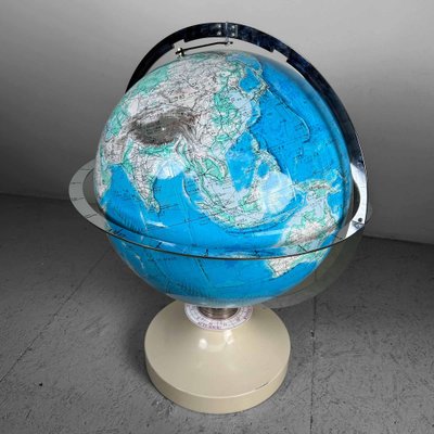 Large Japanese Globe World Map from Gakken, Japan, 1980s-DWL-1769014