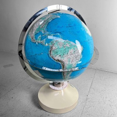 Large Japanese Globe World Map from Gakken, Japan, 1980s-DWL-1769014