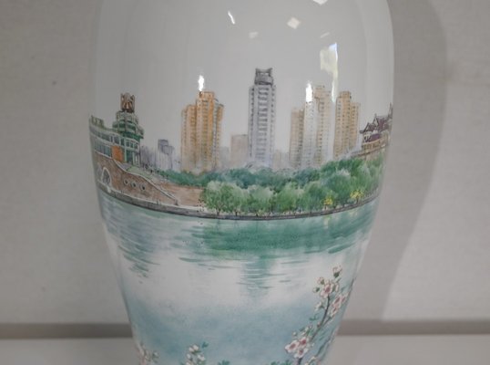 Large Japanese Porcelain Vase, 1950s-RVK-1395771