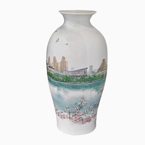 Large Japanese Porcelain Vase, 1950s-RVK-1395771