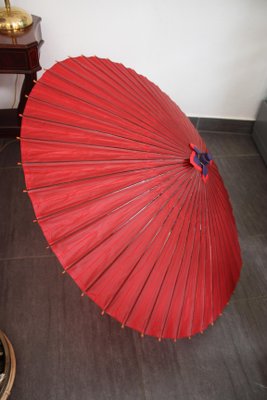 Large Japanese Red Parasol, 1980s-SEI-681126