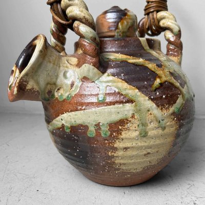 Large Japanese Shigaraki Pottery Teapot, 1970s-DWL-1762399