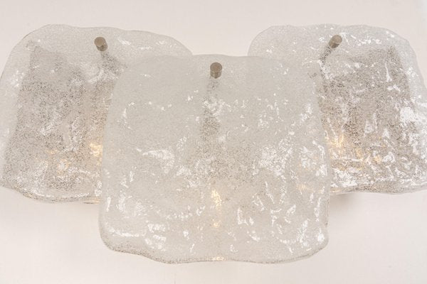 Large Kalmar Wall Lights in Murano Glass attributed to Kalmar, Austria, 1960s, Set of 2-UGR-1815882