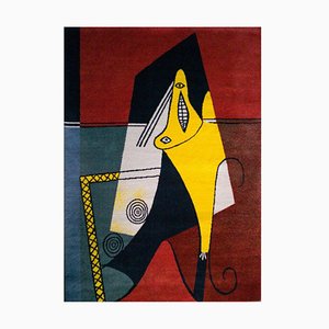 Large La Figura Wool Carpet in the style of Picasso-WN-1079233